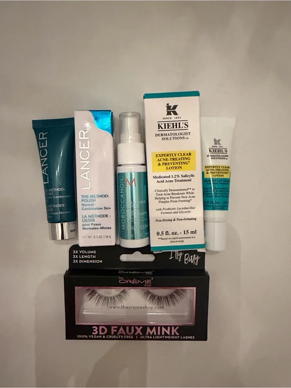 Travel Bundle luxury products skincare & Haircare